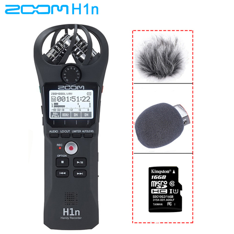 Zoom H1N Handy portátil grabadora Digital con BOYA BY-M1 micrófono Lavalier para Smartphone Cámara ► Foto 1/6