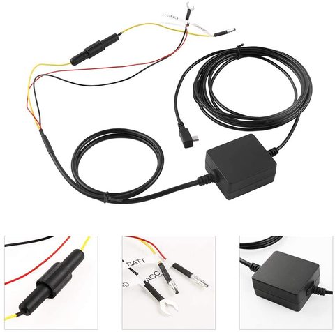 Cámara de salpicadero Hardwire Kit para Garmin aparcamiento modo Cable de alimentación para cámara de salpicadero 45 55 65W mini 010-12530-03 ► Foto 1/5