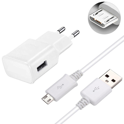 Adaptador rápido/cargador de pared para Samsung A10, A20, A50, A70, A51, A71, M21, M31, A21S, Note 20, tipo C, cargador de Cable de datos Micro USB ► Foto 1/6