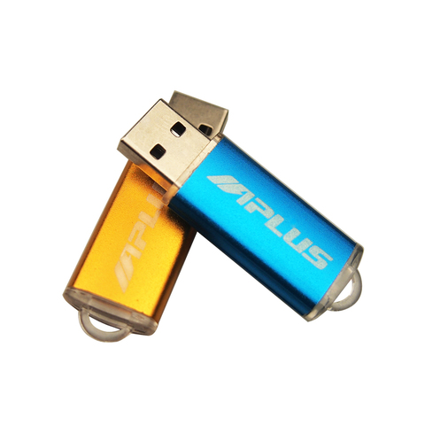 Logotipo Personal a medida 100% capacidad unidad Flash USB de Metal memoria extraíble Pendrive 4GB 8GB 16GB 32GB 64GB regalos a granel disco de almacenamiento ► Foto 1/6