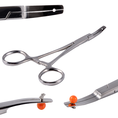 Herramienta de sujeción profesional con anclaje dérmico, superficie microdérmica, soporte de anclaje, alicates, herramienta de perforación, Piercing corporal, Forcep de joyería ► Foto 1/6