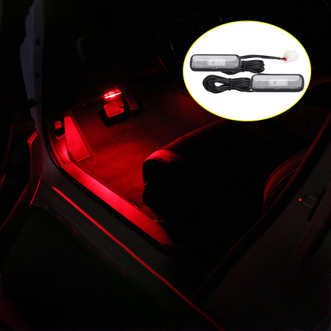 LED luz Interior de Ambiente de coche decoración lámpara luces en pies para Honda Civic X acuerdo X 10th CRV RW 5th 2022, 2022, 2022 ► Foto 1/6