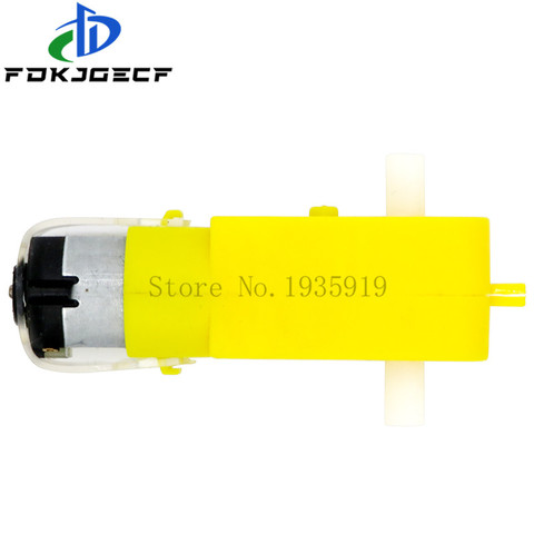 1 Uds TT Motor 130motor de coche inteligente Robot engranaje Motor DC3V-6V DC Gear Motor chasis inteligente de coche cuatro coche caliente ► Foto 1/2