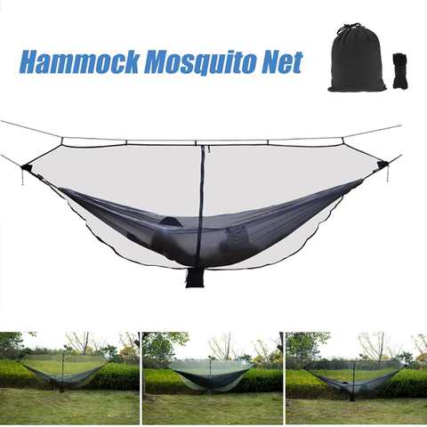 Hamaca portátil de fácil instalación para exteriores, mosquitera de tela de nailon para acampar, persona doble, plegable, mosquitera para cama ► Foto 1/6