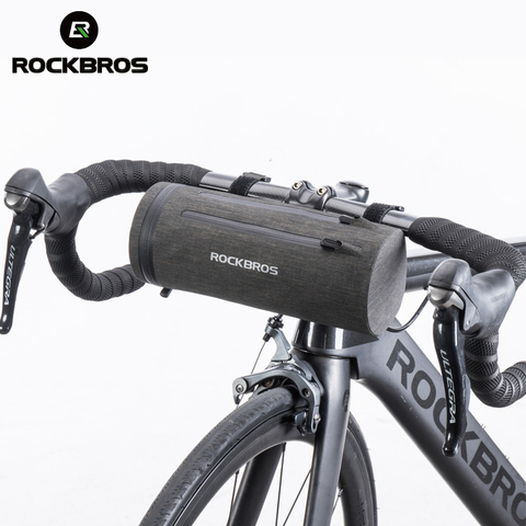 ROCKBROS-Bolso frontal para manillar de bicicleta, resistente al agua, multifunción, de gran capacidad, para ciclismo de montaña o carretera ► Foto 1/6