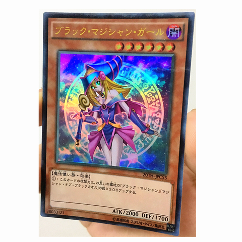 Yu Gi Oh-juguetes de mago oscuro niña, pasatiempos, colección de juego coleccionable, cartas de Anime ► Foto 1/1