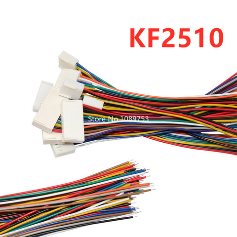 10 Uds 20CM KF2510 Terminal de alambre de 2,54mm espaciado 2/3/4/5/6P sola cabeza cable electrónico 26AWG Cable de conexión ► Foto 1/3