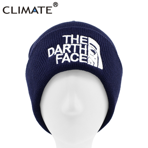 Clima The Darth Face Beanie Star Wars Darth invierno cálido gorro cálido tejido suave Beanies gorro para adultos hombres mujeres ► Foto 1/6