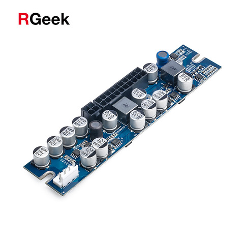 RGEEK 12V 12V 300W DC ATX Pico PSU Pico ATX interruptor minería PSU 24pin MINI ITX DC coche ATX fuente de alimentación de la PC para computadora ► Foto 1/6