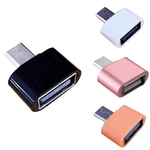 Mini Cable OTG Adaptador USB OTG, convertidor Micro USB a USB para tableta, PC, accesorios de teléfono Android, 1 Uds., nuevo estilo ► Foto 1/6