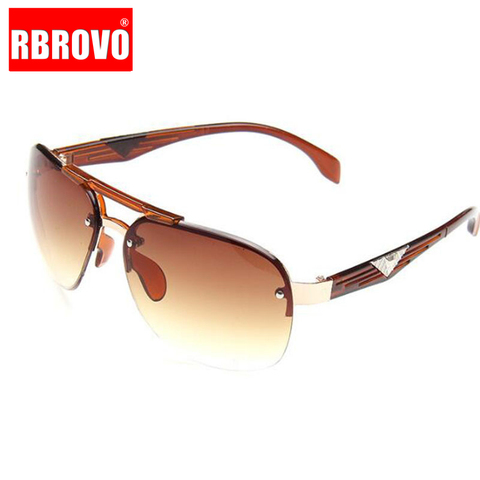RBROVO-gafas De Sol clásicas para hombre y mujer, anteojos De Sol con marco grande para conducir, diseño De marca, UV400, 2022 ► Foto 1/6