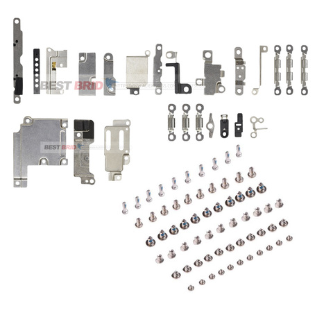 1set interior accesorios para iPhone 5 5S 6 6s 7 7 PlusInside pequeñas piezas de Metal soporte Shield Plate Kit + tornillo completa ► Foto 1/1