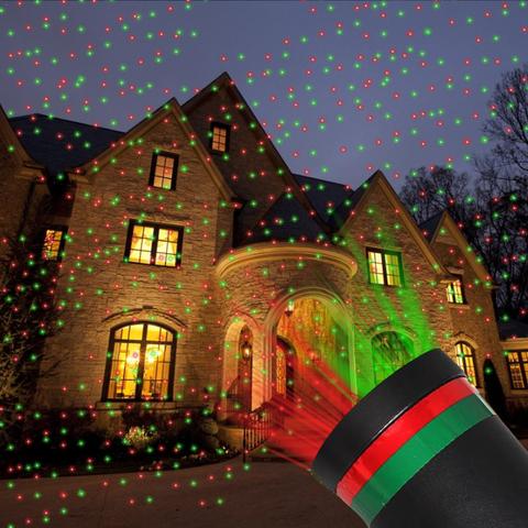 Navidad en movimiento LED proyector láser cielo estrellado proyección luz fiesta hogar escenario luz exterior impermeable jardín decoración ► Foto 1/6