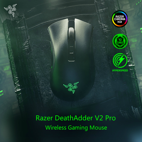 Razer-ratón inalámbrico DeathAdder V2 Pro, 20000 DPI, edición profesional, Bluetooth, 2,4 GHz, para juegos electrónicos ► Foto 1/1