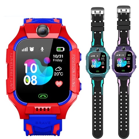 Reloj inteligente Q19 para niños, dispositivo con rastreador de posicionamiento LBS, con cámara SOS, teléfono, Chat de voz ► Foto 1/6