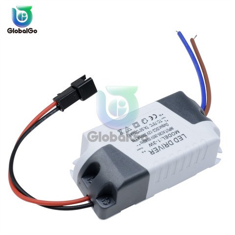 Transformador de controlador de tira LED electrónica, adaptador Simple de conductor de CA de 85V-265V a CC de 3V-14V, 300MA, fuente de alimentación LED de 1W-3W, 3x1W ► Foto 1/6