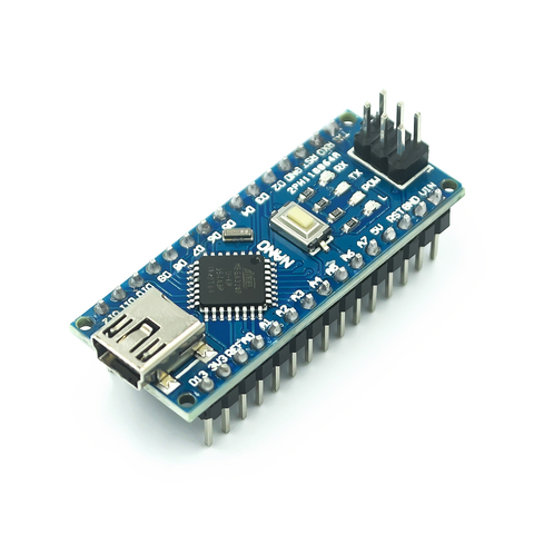 Placa de microcontrolador ATmega328P CH340G 5V 16M para arduino Nano 100P NANO 328 con CABLE NANO 3,0, MINI USB NANO V3.0 ► Foto 1/1