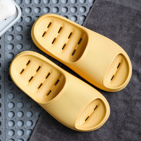 DuoYi-zapatos antideslizantes de fondo grueso para mujer, zapatillas de baño para casa, para parejas, interior, cómodas, novedad de 2022 ► Foto 1/6