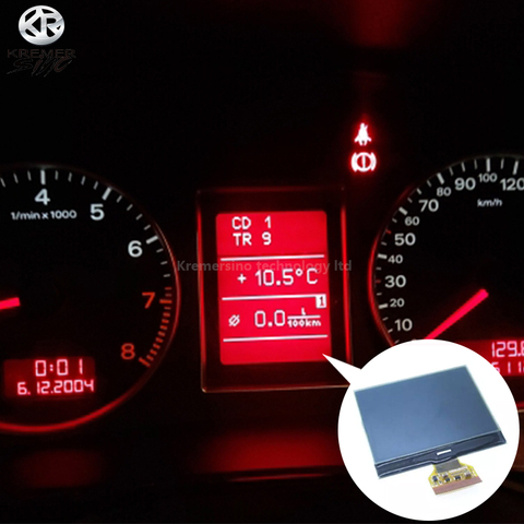 Pantalla LCD para Audi A4 B6 B7, instrumento de combinación, velocímetro, FIS, Cable corto MFA ► Foto 1/4