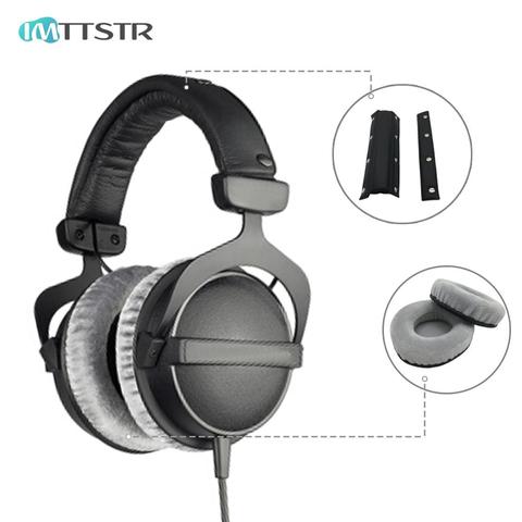 IMTTSTR-almohadillas para las orejas DT770 DT880 DT990 PRO, funda de parachoques para cojín de Beyerdynamic, funda de cojín de tazas de repuesto ► Foto 1/6