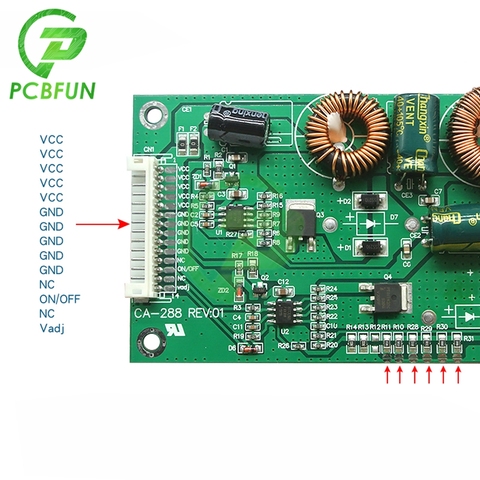 19-45VDC CA-288 26-55 pulgadas LED retroiluminación LCD Boost Placa de controlador para 26-55 pulgadas LED TV no aislado convertidor de fuente de alimentación para ► Foto 1/4