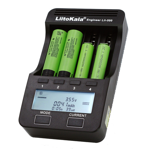 Liitokala Lii-500 S1 S2 Lii-PD4 LCD cargador de batería 3,7 V 18650 20700B 20700, 10440, 14500, 26650 AA batería NiMH de litio ► Foto 1/6