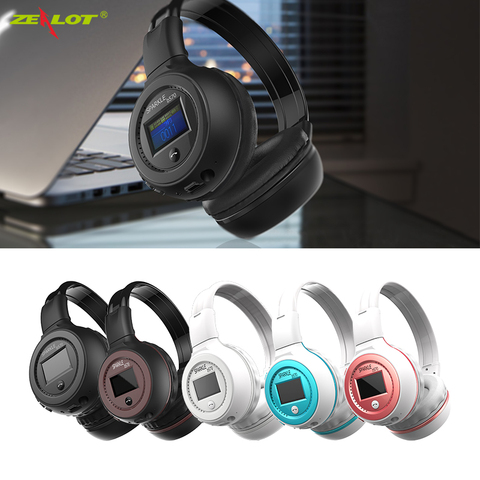 Auriculares inalámbricos por bluetooth para juegos, cascos estéreo plegables con micrófono para teléfono móvil y PC, MP3, novedad ► Foto 1/4