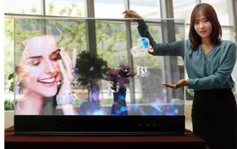 Pantalla de 55 pulgadas para publicidad, pantalla transparente OLED ► Foto 1/6