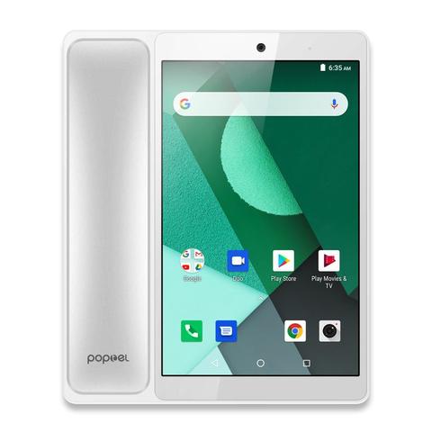 Teléfono Inteligente inalámbrico Poptel 8 pulgadas 2g/16g bluetooth teléfono celular android 8,1 teléfono con video tableta inaLámbrica ► Foto 1/6