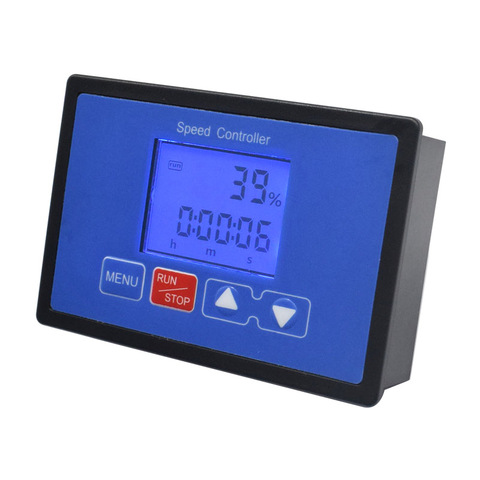 Pantalla Digital inteligente LCD, controlador de velocidad del motor de CC de control PWM, 0 ~ 100%, temporizador ajustable máximo 30A, control de bucle Reversible, 12V 24V ► Foto 1/5
