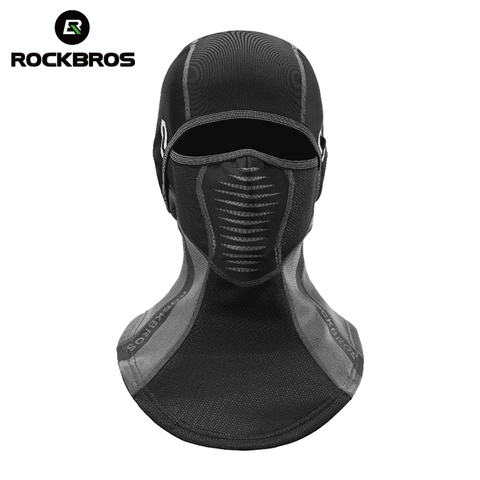 ROCKBROS-pasamontañas térmico para escalada y senderismo, térmico, para mantener el calor, a prueba de viento, para cara de ciclista, correr, pescar, esquiar, sombreros ► Foto 1/6