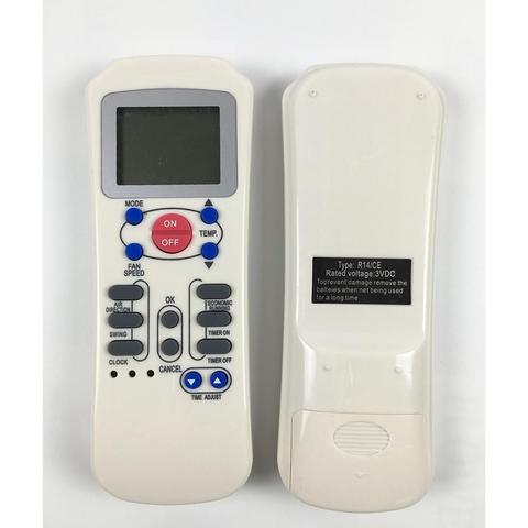 Controlador de aire acondicionado A/C control remoto R14 adecuado para portador R14E R14/CE R14A/E R14A ► Foto 1/1