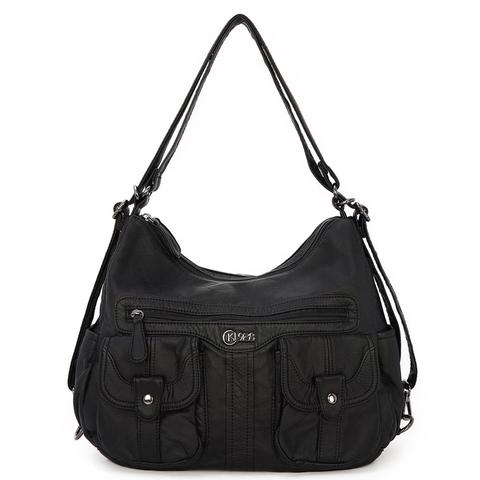 KL928-Bolso de mano de piel sintética para mujer, bandolera de un solo hombro, A-0107 ► Foto 1/6