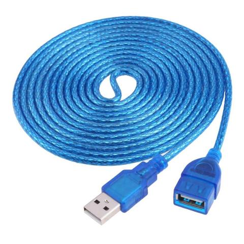 Cable de extensión USB 1,5/3m, repetidor activo A macho A hembra, extensor de Cable AF-AM, transferencia de datos para ordenador portátil y PC ► Foto 1/6