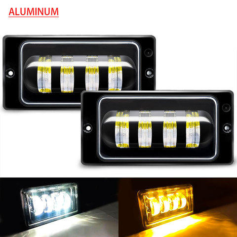 Juego de luces Led antiniebla delanteras para coche lada, luces antiniebla 2110 -2117, 3000K, 6000k ► Foto 1/6