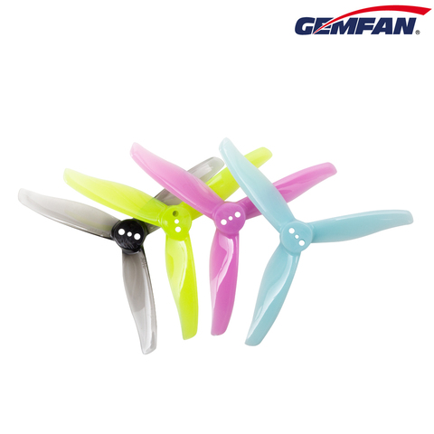 Gemfan-hélice de 3 aspas para Drones, 3016x1,5x3, mm, 2mm, orificio para Dron teledirigido, FPV, carreras, estilo libre, tubo de 3 pulgadas, 4 pares ► Foto 1/6