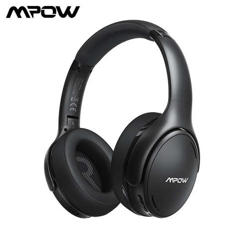 Mpow-Auriculares inalámbricos H19 IPO con Bluetooth 5.0, dispositivos de audio estéreo, ANC, con cancelación de ruido, HiFi, con 30h de tiempo de reproducción, para iPhone 11 ► Foto 1/6