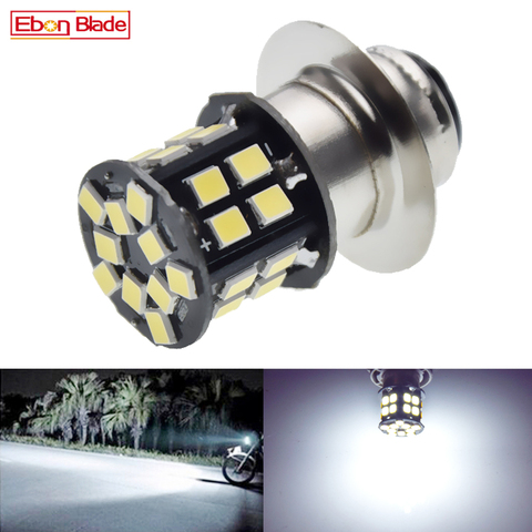 1 P15D H6W faro LED de motocicleta 4,2 W blanco PX15D motocicleta Soocter ciclomotor faro antiniebla Luz de doble haz 6V 12V 24V 30V ► Foto 1/6