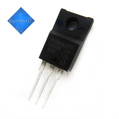 10pcs/lot STP10NK80ZFP P10NK80ZFP 10N80 TO-220 In Stock ► Foto 1/1