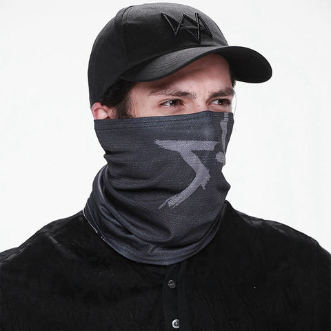 Aiden Pearce-mascarilla facial de moda para perros, calentador de cuello de algodón a prueba de viento, bufanda de Cosplay, traje de fantasía, máscara de fiesta, novedad ► Foto 1/2