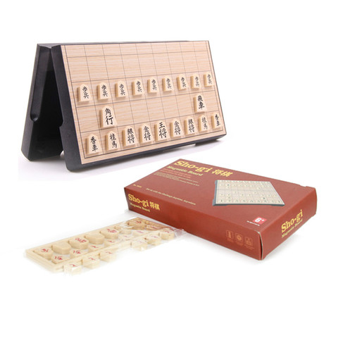 Shogi-juego de ajedrez magnético plegable de 25x25x2cm, mesa de ajedrez Internacional, juego de inteligencia Sho gi como juguete de regalo ► Foto 1/6