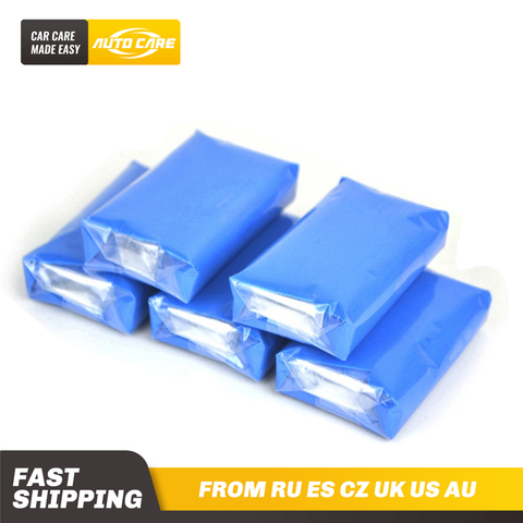 Auto Care 5pcs100g Magic Car camión de limpieza de arcilla Barra de limpieza de coches limpiador de coches azul ► Foto 1/5