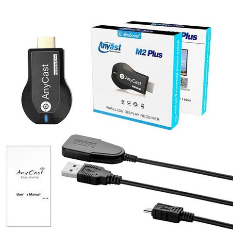 Adaptador de pantalla Miracast para TV, receptor de pantalla con Wifi, Miracast, Airplay, Android IOS, Mirascreen, Dongle, M2 Plus ► Foto 1/6