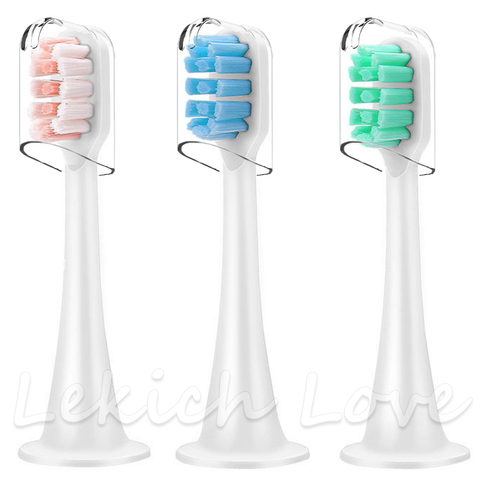 Lekich Love-cabezales de cepillo de dientes eléctrico para Xiaomi Mijia, T300 T500, estilo U, 3D, blanqueador, con cubiertas protectoras ► Foto 1/6