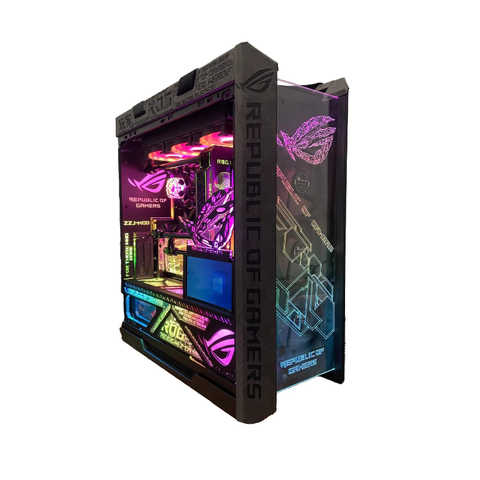 ASUS-chasis ROG Apollo ARGB, placa de luz decorativa personalizada, PC, elevación de chasis, pequeña pantalla auxiliar ► Foto 1/1