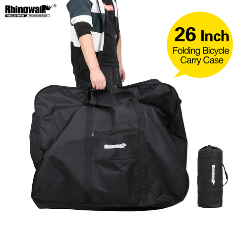 Rhinowalk-Bolsa de transporte plegable para bicicleta, estuche portátil para transporte de bicicleta, accesorios de viaje, caja para bicicleta, 26 pulgadas ► Foto 1/6