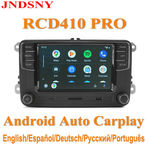 Radio con Android para coche, Radio con Carplay automático, RCD410 PRO, para VW, Golf 5, 6, Jetta, MK5, MK6, CC, Tiguan, Passat, B6, B7, Polo, NONAME, RCD330, RCD360 PRO ► Foto 1/6