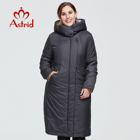 ¡Novedad de invierno 2022! Abrigo largo y cálido para mujer, parka de moda gruesa con capucha, ropa de tallas grandes para mujer, 6703 ► Foto 1/6