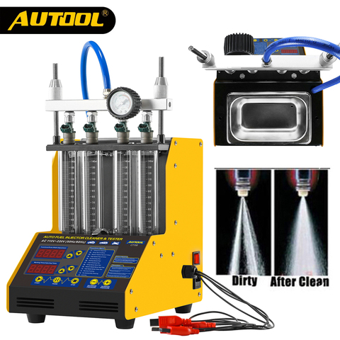 CT150 inyector de combustible para coche limpiador máquina de lavado Tester 2 en 1 Common Rail Cleaning inyectors probador de boquillas de combustible ► Foto 1/6