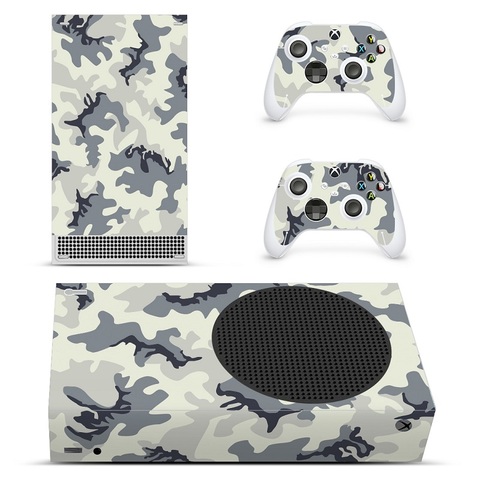 Diseño de camuflaje para Xbox Series S, cubierta de película protectora decorativa para consola Xbox Series S y 2 controladores ► Foto 1/6